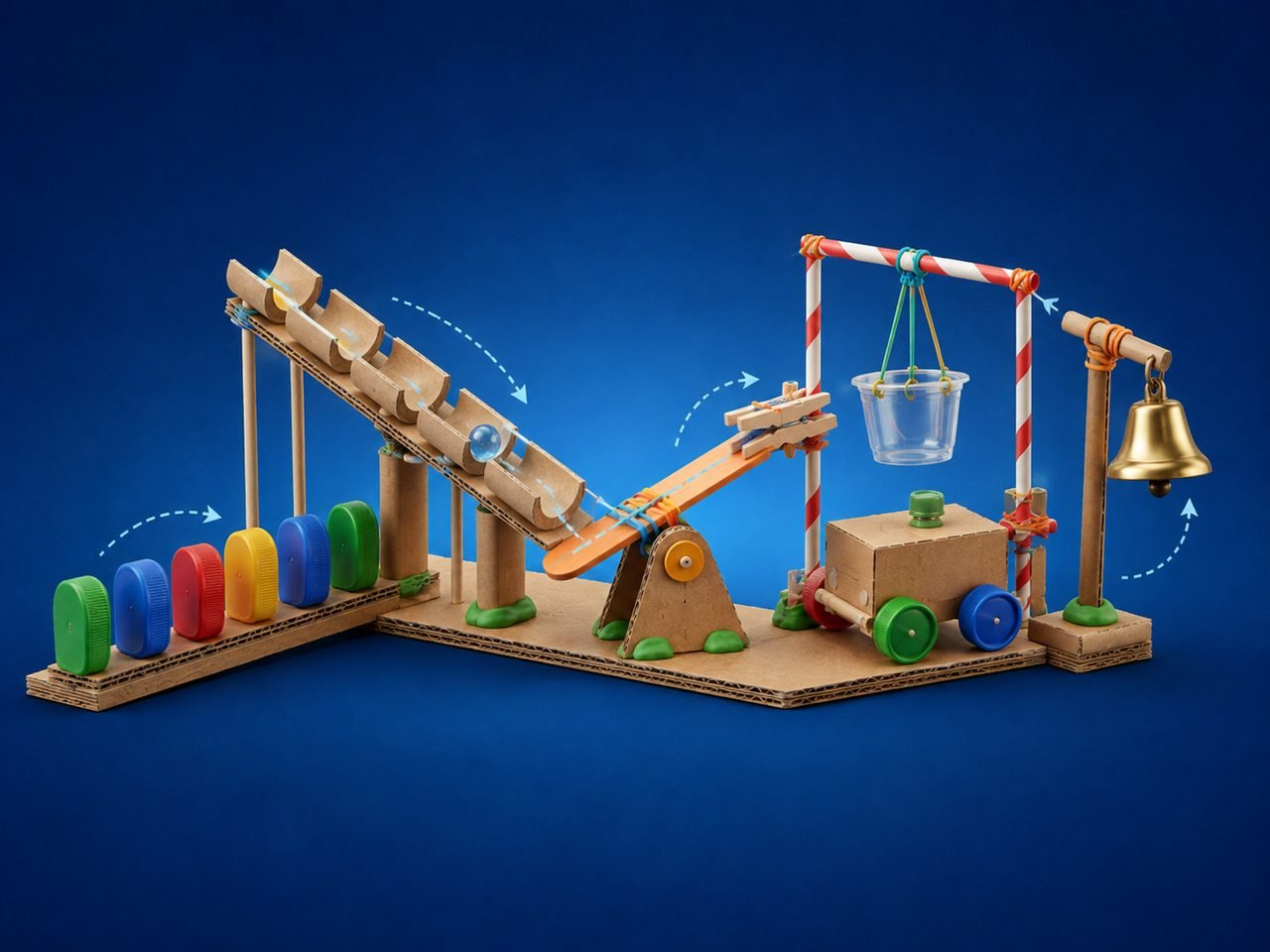 Kit "Reação em Cadeia" (Rube Goldberg)