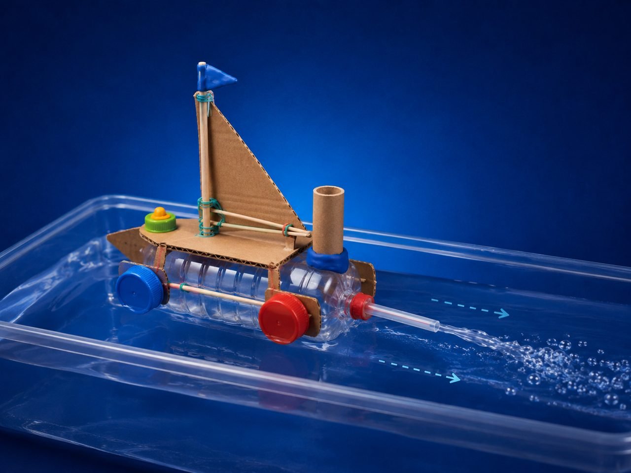 Barco a reação (bicarbonato)