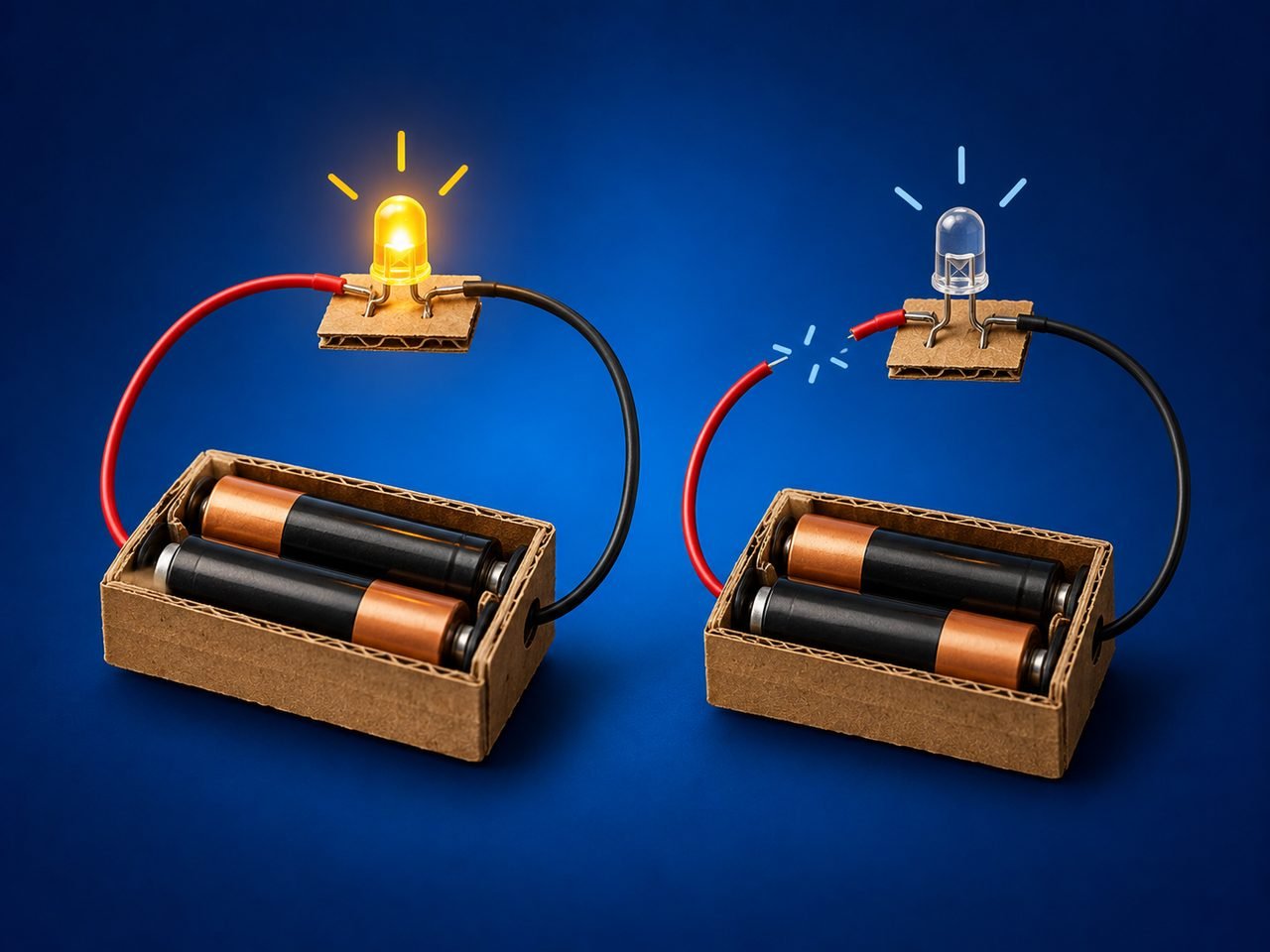 Meu primeiro circuito (acende o LED)