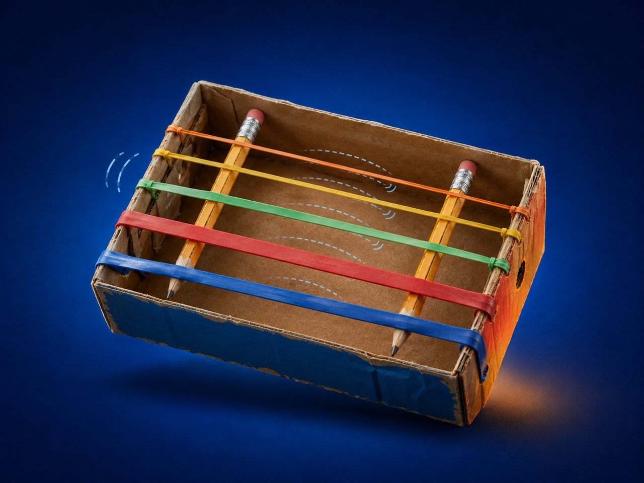 Harpa de elásticos