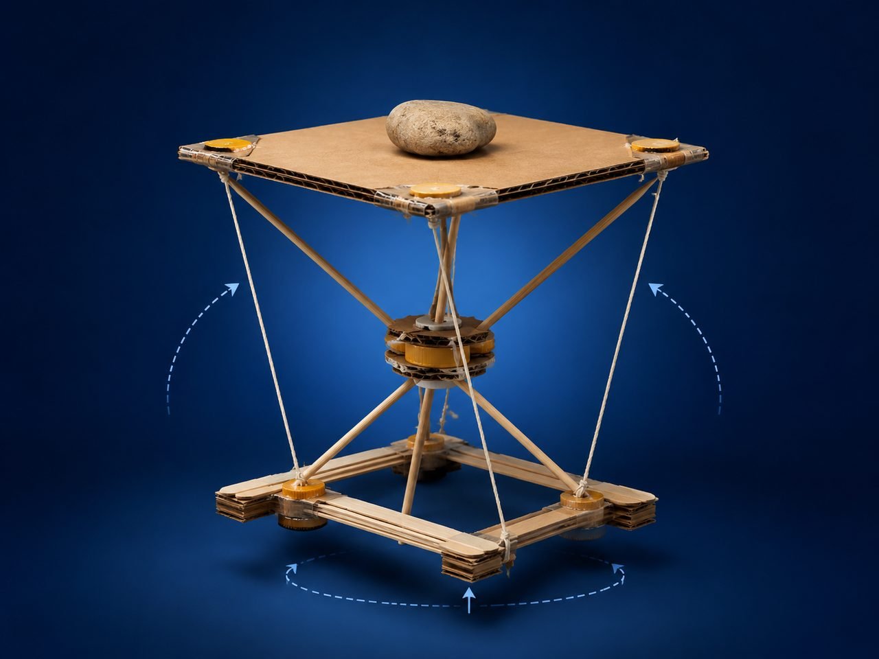 Tensegrity: a mesa que "flutua"