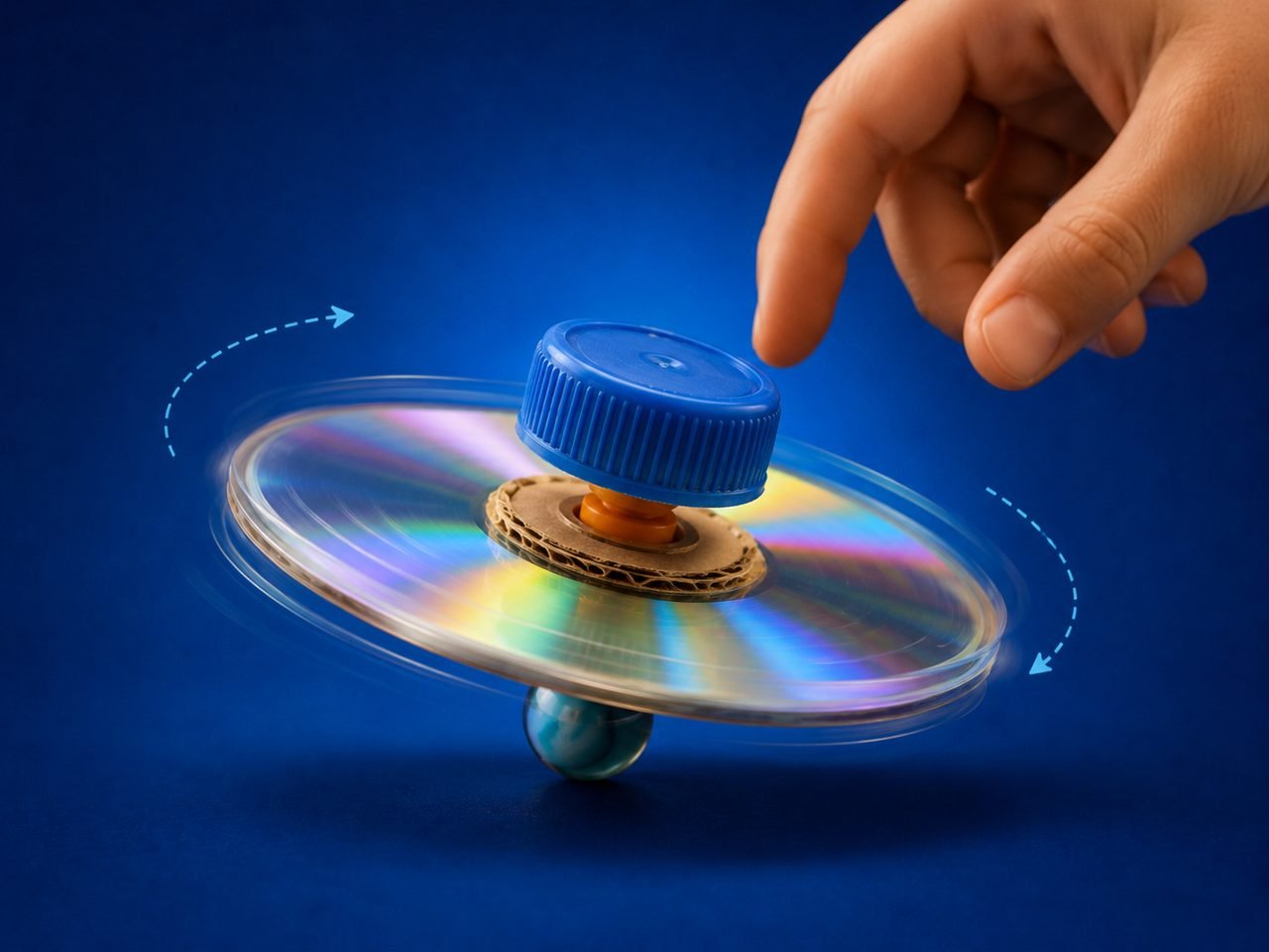 Pião de CD