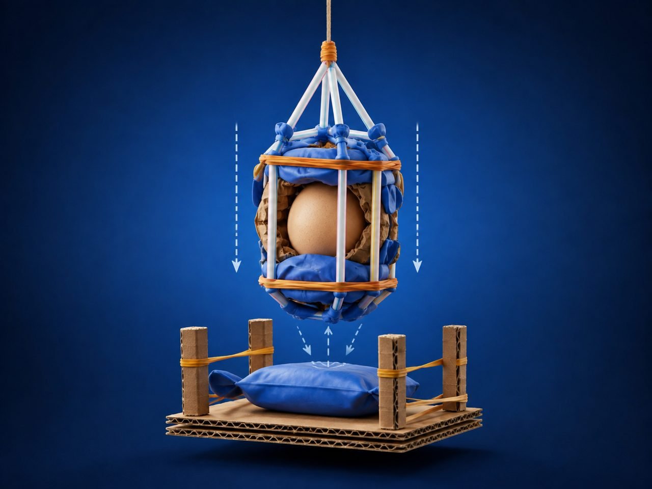 O ovo que não quebra (egg drop)